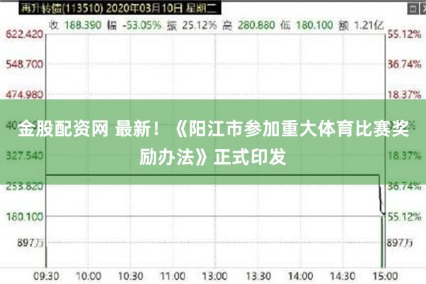 金股配资网 最新！《阳江市参加重大体育比赛奖励办法》正式印发