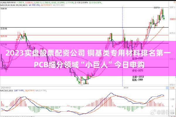 2023实盘股票配资公司 铜基类专用材料排名第一 PCB细分领域“小巨人”今日申购